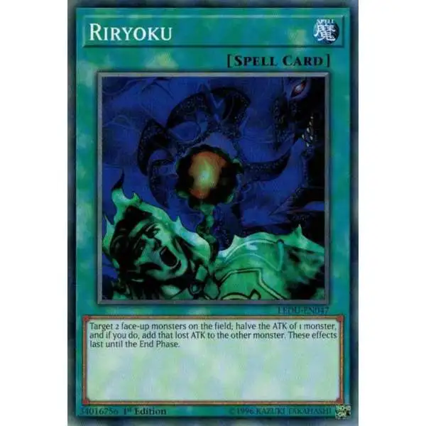 YuGiOh Trading Card Game Legendary Duelists Common Riryoku LEDU-EN047