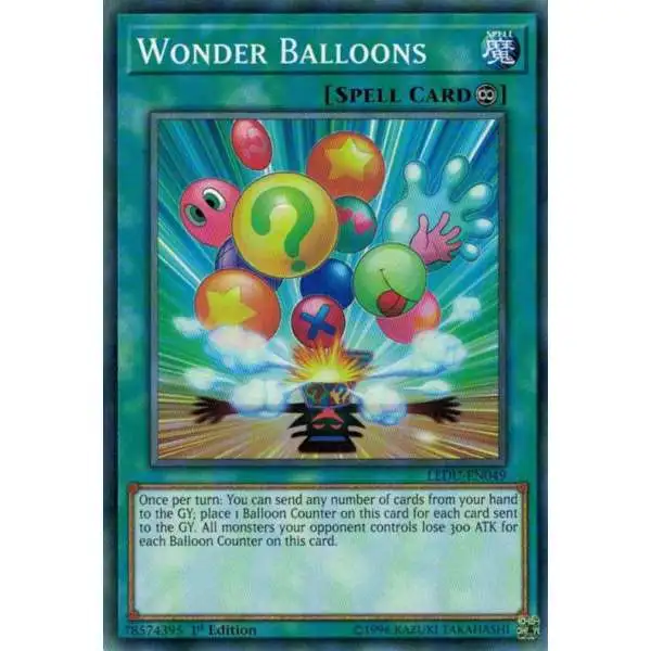YuGiOh Trading Card Game Legendary Duelists Common Wonder Balloons LEDU-EN049