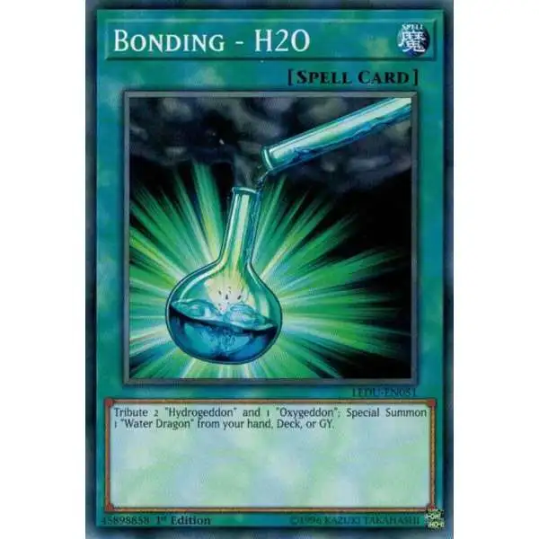YuGiOh Trading Card Game Legendary Duelists Common Bonding - H2O LEDU-EN051