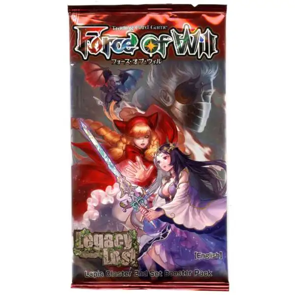 Force of Will Lapis Claster Legacy Lost Booster Pack