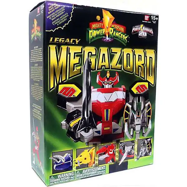 Power Rangers Mighty Morphin Legacy Dino Megazord Action Figure