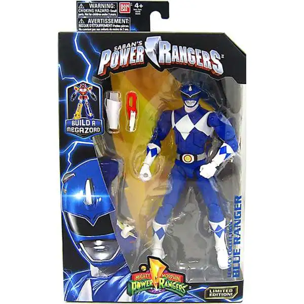 Power Rangers Mighty Morphin Legacy Build A Megazord Blue Ranger Action Figure [MMPR]