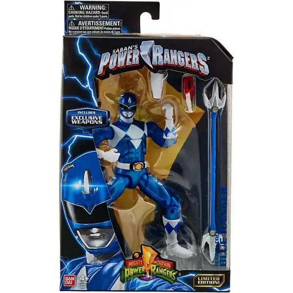 Power Rangers Mighty Morphin Legacy Blue Ranger Action Figure [Metallic, MMPR]