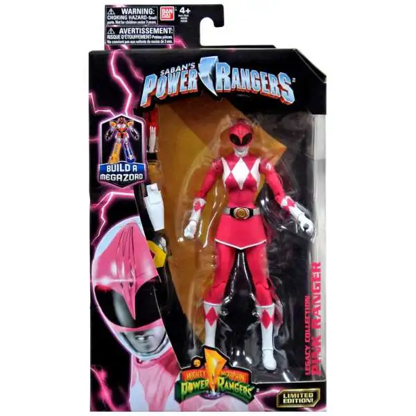 Power Rangers Mighty Morphin Legacy Build A Megazord Pink Ranger Action Figure [MMPR]