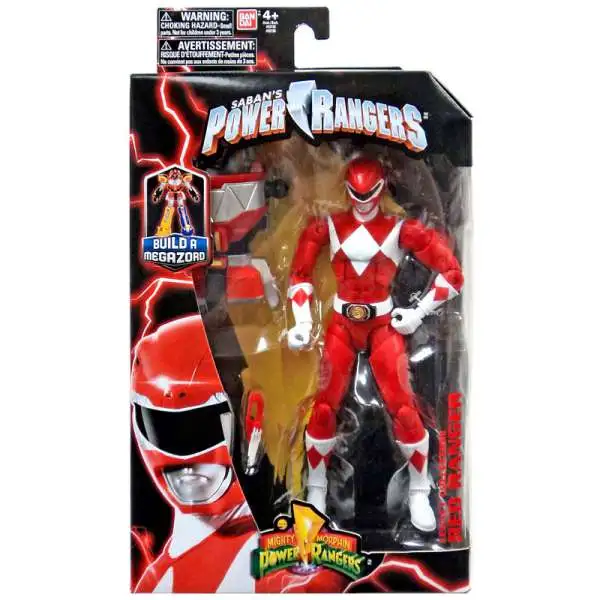 Mighty Morphin Power Rangers Red & Black Ranger Stylised 2.5" Figure Set Bandai 