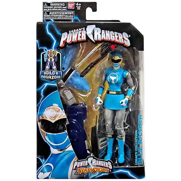 Power Rangers Ninja Storm Legacy Build A Megazord Blue Ranger Action Figure [NS]