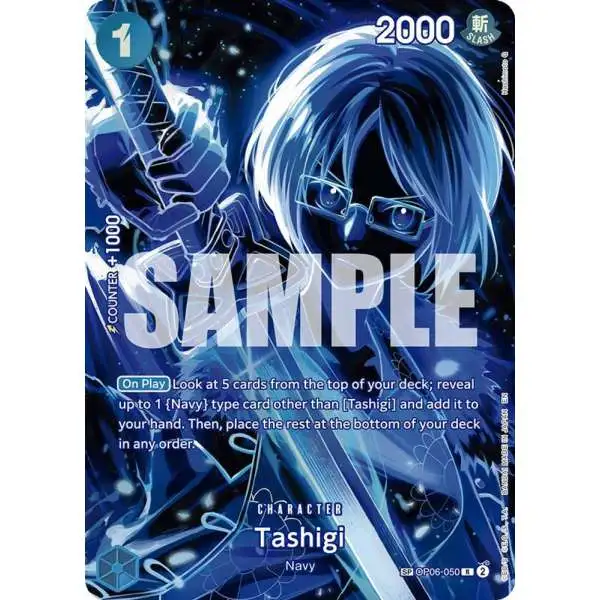 One Piece Trading Card Game Legacy of the Master Rare Tashigi OP06-050 [SP]