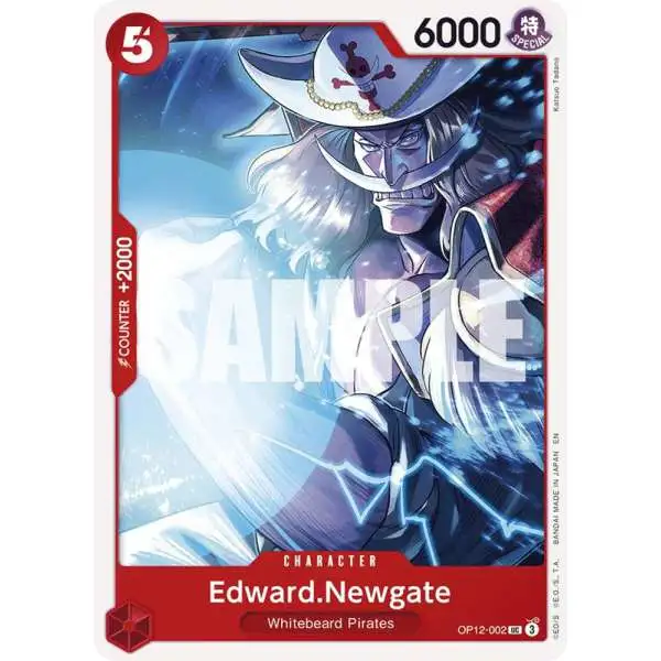 One Piece Trading Card Game Legacy of the Master Uncommon Edward.Newgate OP12-002