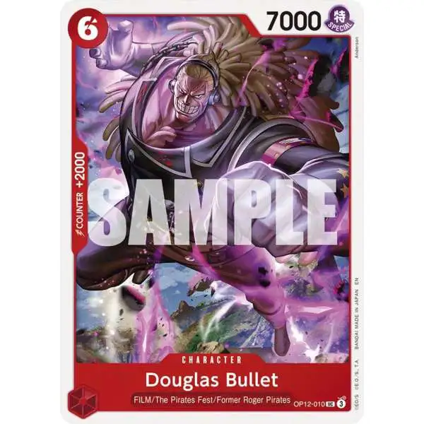 One Piece Trading Card Game Legacy of the Master Uncommon Douglas Bullet OP12-010