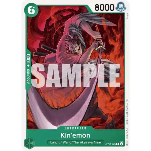 One Piece Trading Card Game Legacy of the Master Common Kin'emon OP12-025