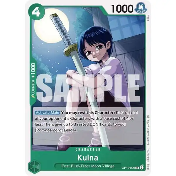 One Piece Trading Card Game Legacy of the Master Uncommon Kuina OP12-026