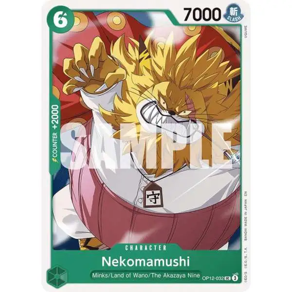 One Piece Trading Card Game Legacy of the Master Uncommon Nekomamushi OP12-032