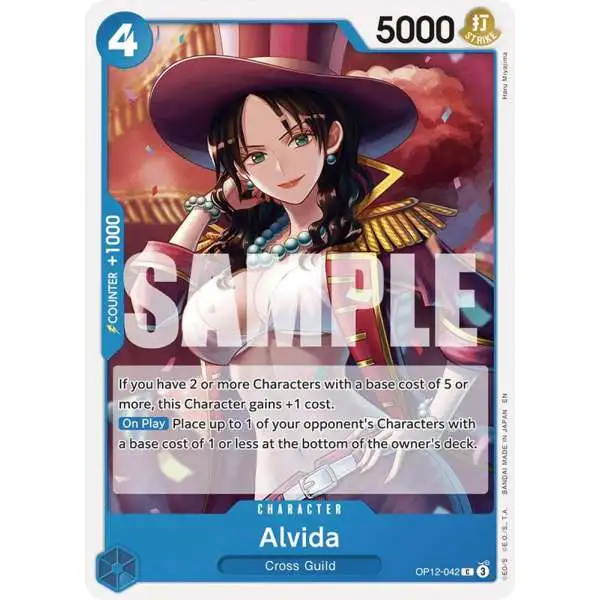 One Piece Trading Card Game Legacy of the Master Common Alvida OP12-042