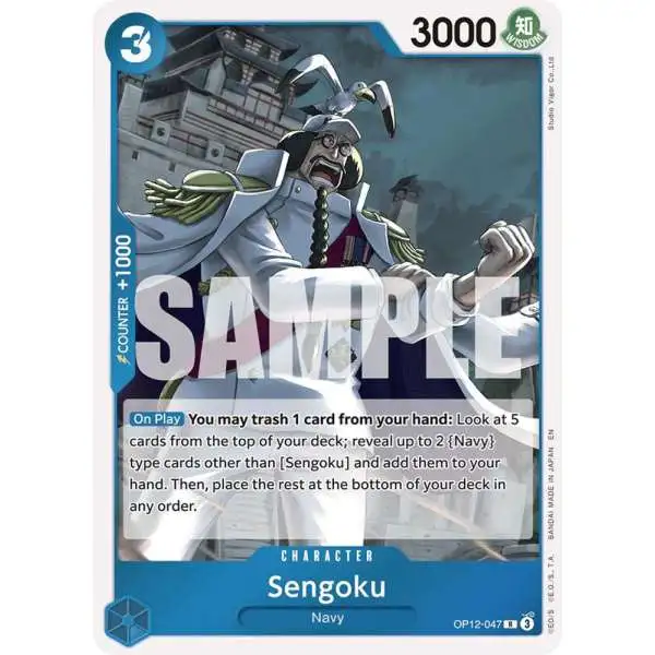 One Piece Trading Card Game Legacy of the Master Rare Sengoku OP12-047
