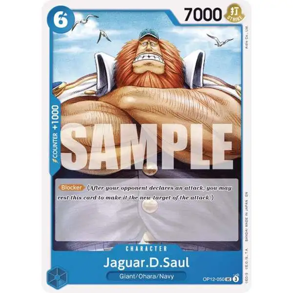One Piece Trading Card Game Legacy of the Master Uncommon Jaguar.D.Saul OP12-050