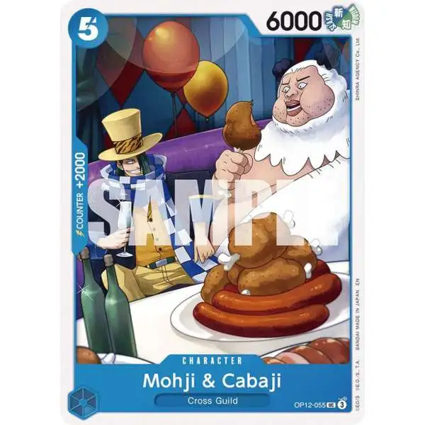 One Piece Trading Card Game Legacy of the Master Uncommon Mohji &amp; Cabaji OP12-055