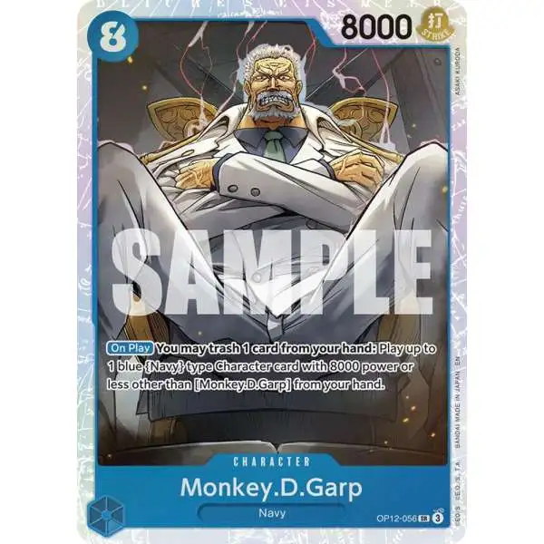 One Piece Trading Card Game Legacy of the Master Super Rare Monkey.D.Garp OP12-056