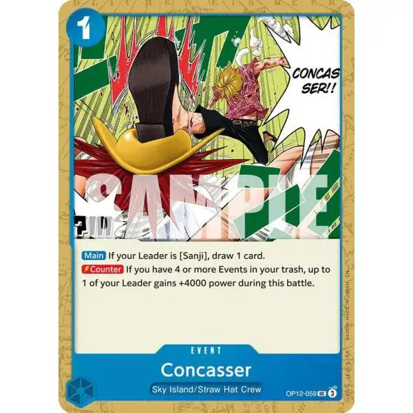 One Piece Trading Card Game Legacy of the Master Uncommon Concasser OP12-059