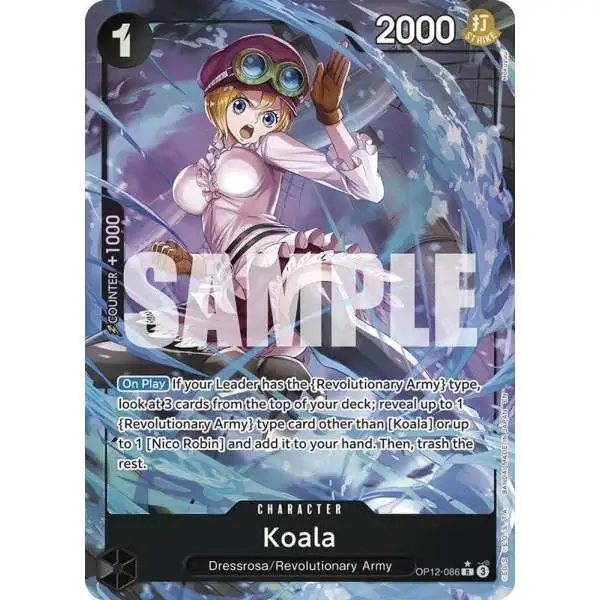 One Piece Trading Card Game Legacy of the Master Rare Koala OP12-086 [Alternate Art]