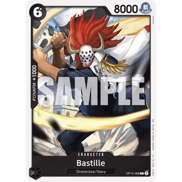 One Piece Trading Card Game Legacy of the Master Common Bastille OP12-088