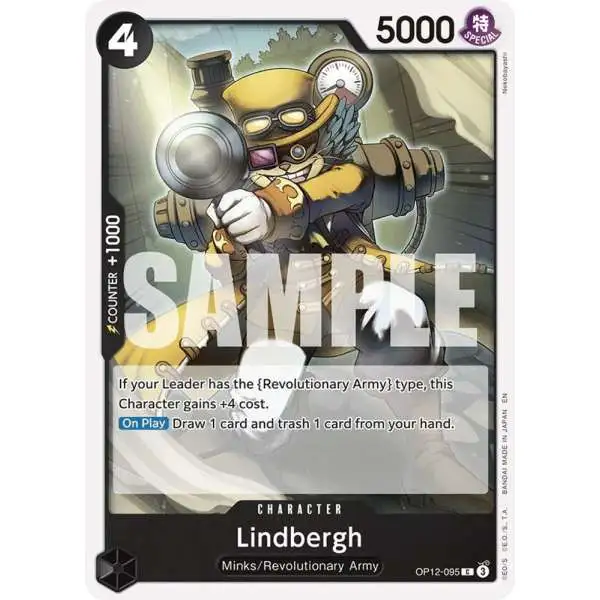 One Piece Trading Card Game Legacy of the Master Common Lindbergh OP12-095
