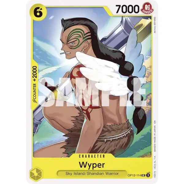 One Piece Trading Card Game Legacy of the Master Uncommon Wyper OP12-114