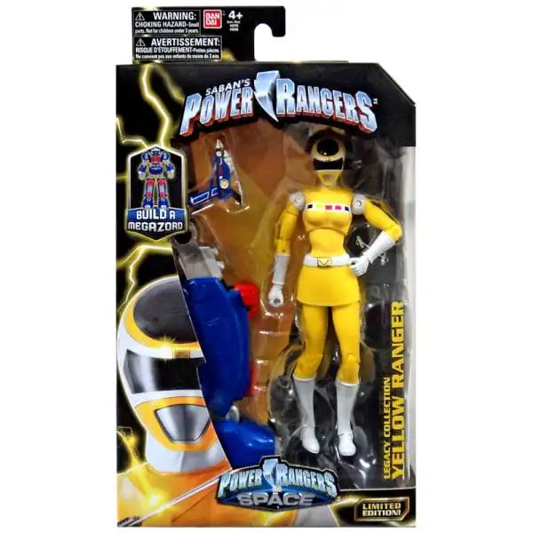 Power Rangers In Space Legacy Build A Megazord Yellow Ranger Action Figure [PRIS]