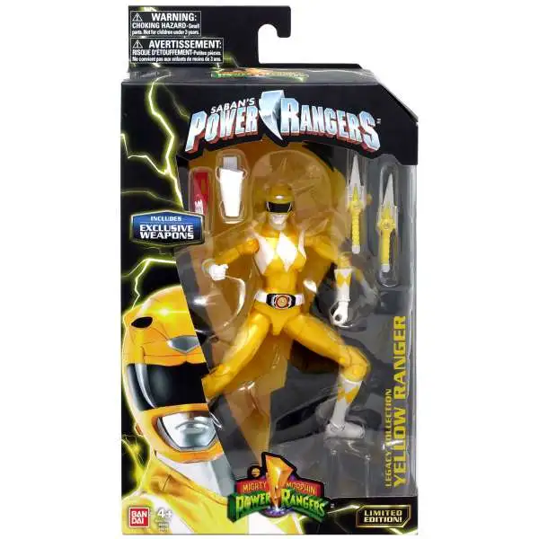Power Rangers Mighty Morphin Legacy Collection Yellow Ranger Exclusive Action Figure [Metallic Finish]