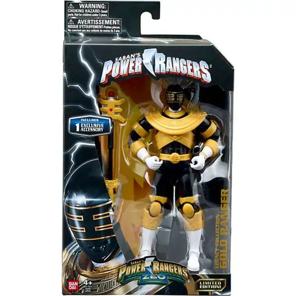 Power Rangers ZEO Legacy Gold Ranger Action Figure [ZEO]