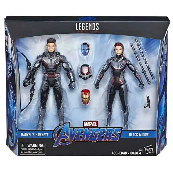 Marvel Legends Avengers Hawkeye & Black Widow Exclusive Action Figure 2-Pack