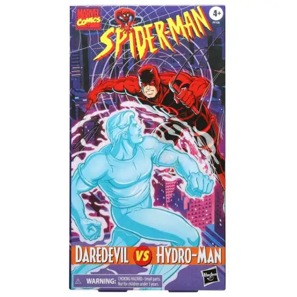 Spider-Man Marvel Legends Daredevil & Hydro-Man Exclusive Action Figure 2-Pack [1994 Animated Series]