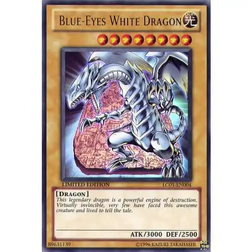 YuGiOh Trading Card Game Legendary Collection 1 Ultra Rare Blue-Eyes White Dragon LC01-EN004