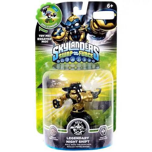 Skylanders Swap Force Swappable Legendary Night Shift Exclusive Figure Pack [Loose]