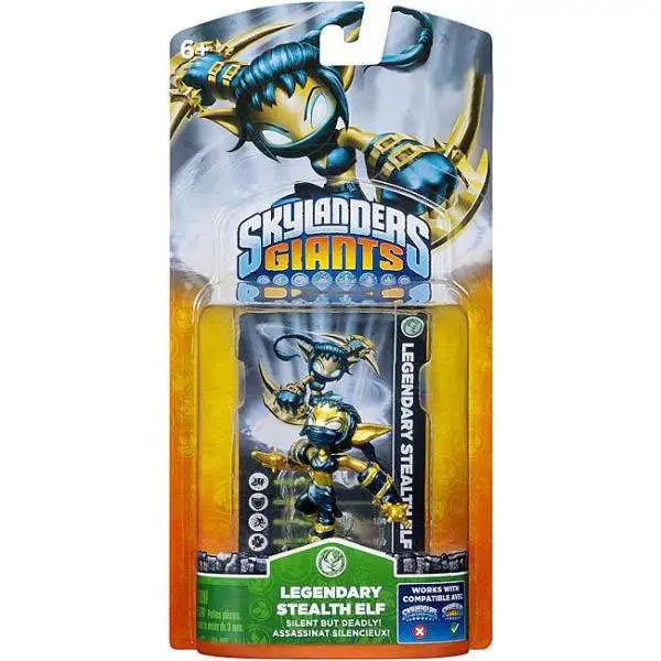 Skylanders Giants Legendary Stealth Elf Figure Pack