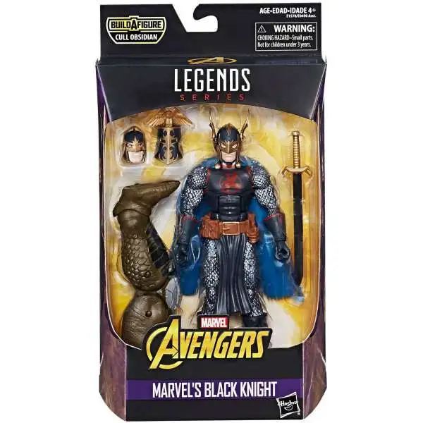 Avengers Marvel Legends Cull Obsidian Series Black Knight Action Figure