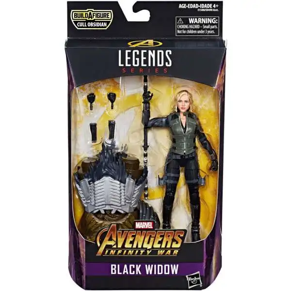 Avengers Infinity War Marvel Legends Cull Obsidian Series Black Widow Action Figure