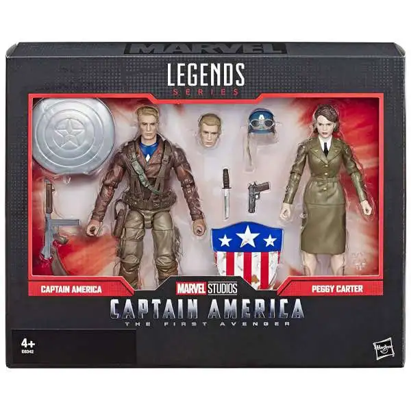 Avengers: Civil War Marvel Studios: The First Ten Years Marvel Legends Captain America & Peggy Carter Action Figure 2-Pack