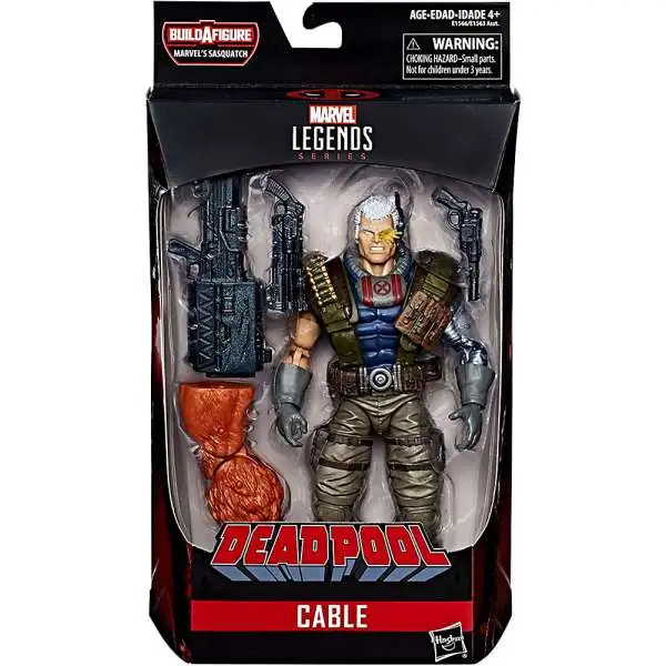 Deadpool Marvel Legends Sasquatch Series Cable Action Figure