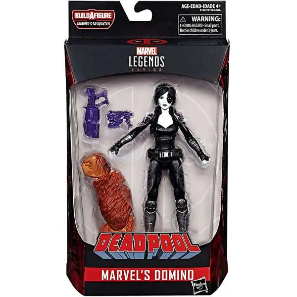 Deadpool Marvel Legends Sasquatch Series Domino Action Figure [Damaged Package]