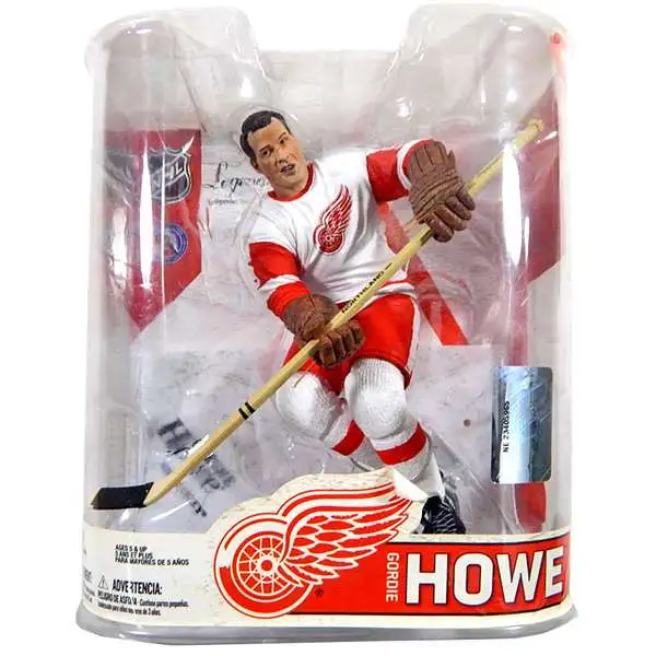McFarlane Toys NHL Detroit Red Wings Sports Hockey Legends Series 6 Gordie Howe Action Figure [White Jersey Damaged Package]