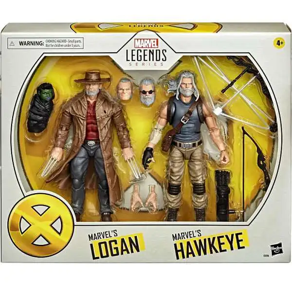 Marvel X-Men Legends 20th Anniversary Old Man Logan & Hawkeye Action Figure 2-Pack