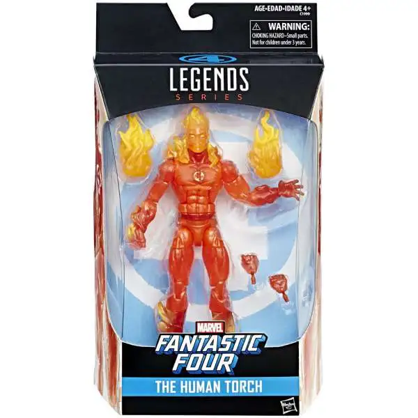 Fantastic Four Marvel Legends Vintage Series The Human Torch Exclusive Action Figure [Exclusive Version]