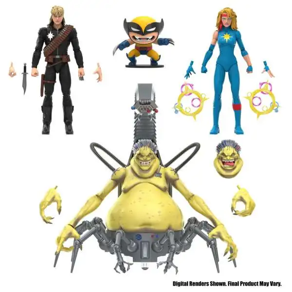 Marvel X-Men Mojoworld Exclusive 6 Action Figure 4-Pack Marvels