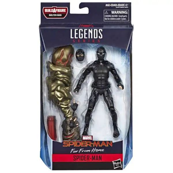 Spider-Man: Far From Home Marvel Legends Molten Man Spider-Man Action Figure [Far From Home Stealth Suit]