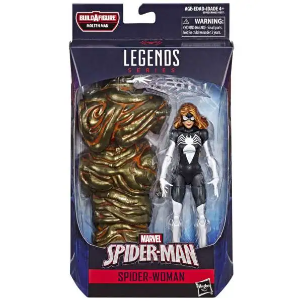 Spider-Man Marvel Legends Molten Man Spider-Woman Action Figure [Julia Carpenter]