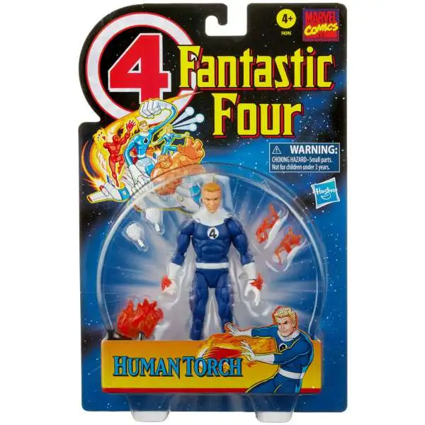 Fantastic Four Marvel Legends Vintage Series Human Torch Action Figure [2021]