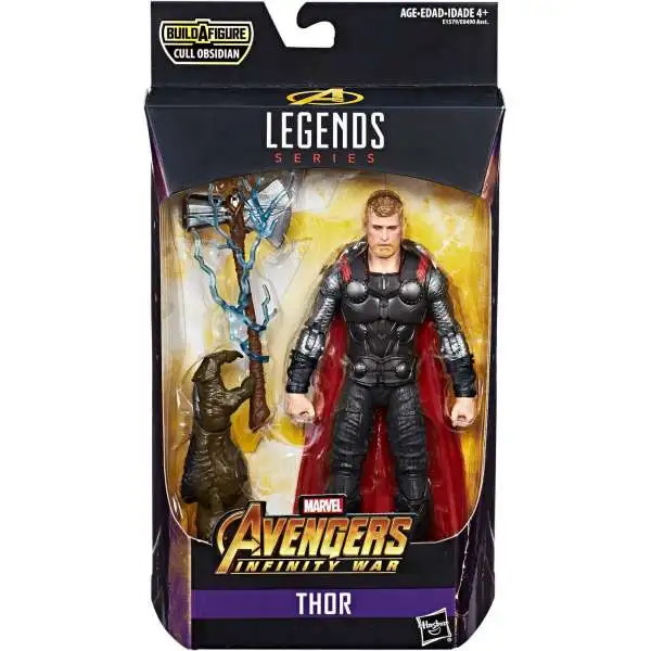 Avengers: Infinity War Marvel Legends Cull Obsidian Series Thor Action Figure