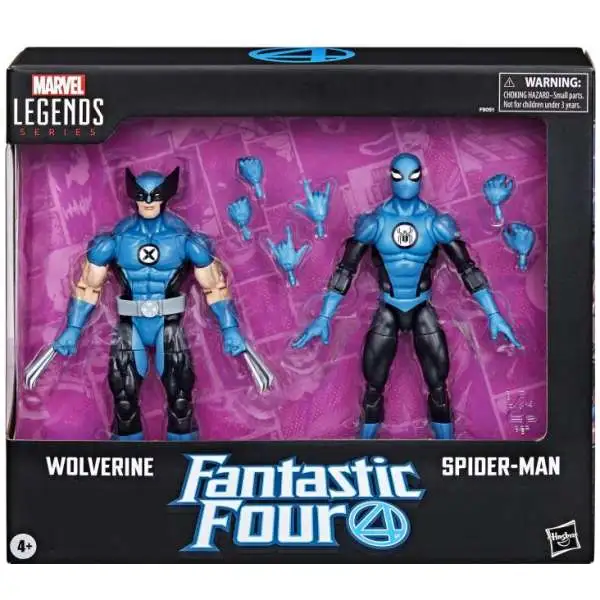Fantastic Four Marvel Legends Wolverine & Spider-Man Action Figure 2-Pack