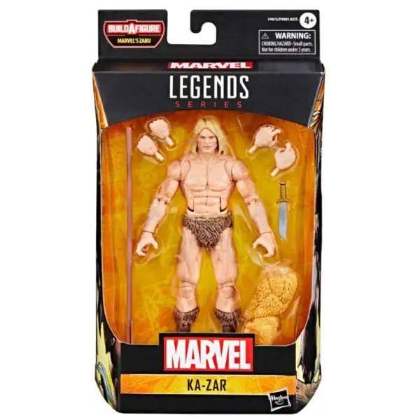 Marvel Marvel Legends Zabu Series Ka-Zar 6 Action Figure Hasbro