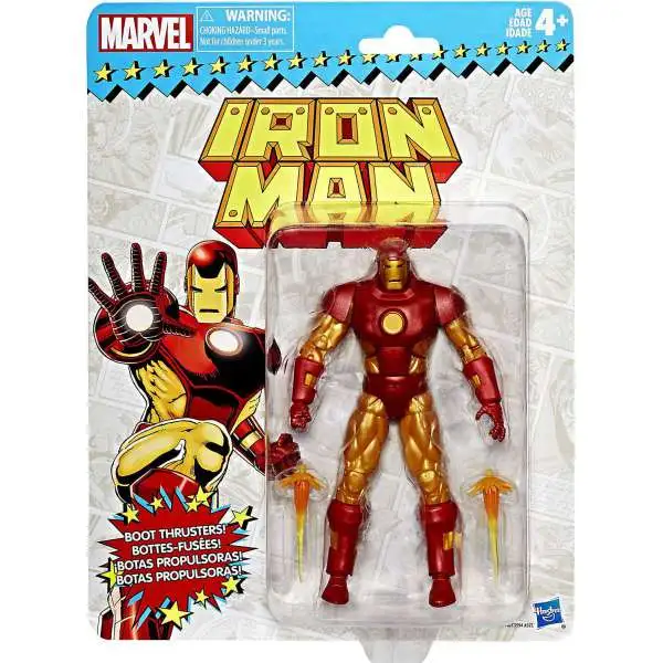 Marvel Legends Retro Series Iron Man Action Figure